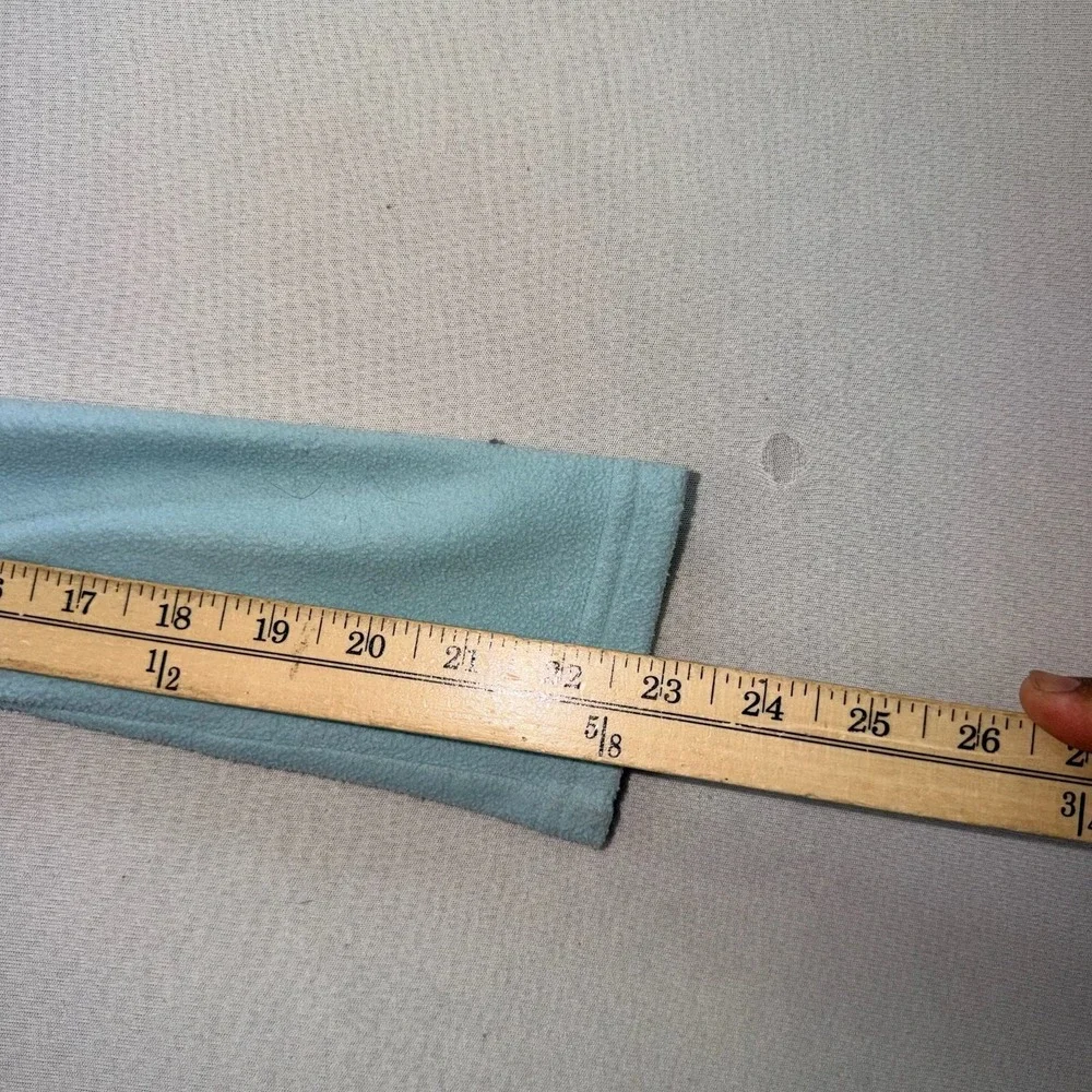 Old Navy Active Girls Light Blue Fleece 1/4 Zip Pullover Size Medium